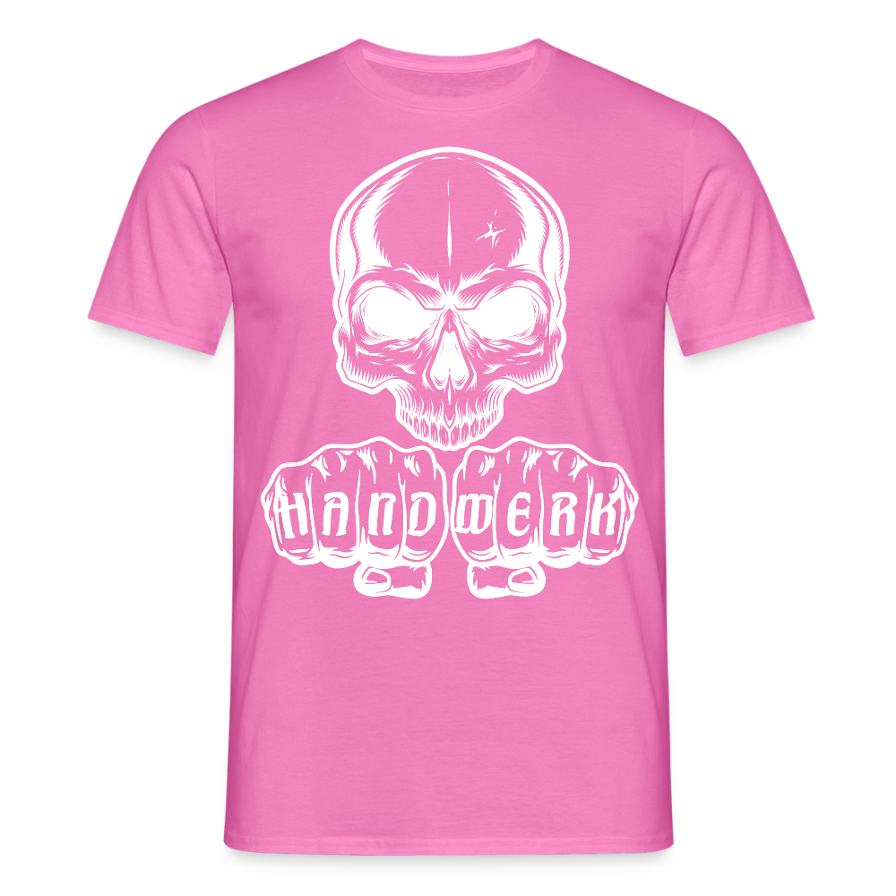 Unisex T-Shirt "Skull-Handwerk" Pink Männer T-Shirt {{ color }}