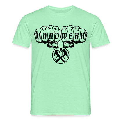 Unisex T-Shirt "Dachdecker" Mintgrün Männer T-Shirt {{ color }}