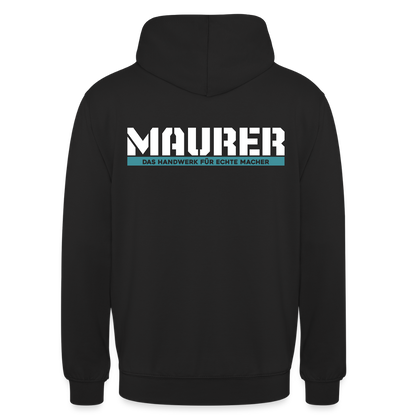 Unisex Hoodie HW-300 | MACHER "Maurer" Schwarz Unisex Hoodie {{ color }}