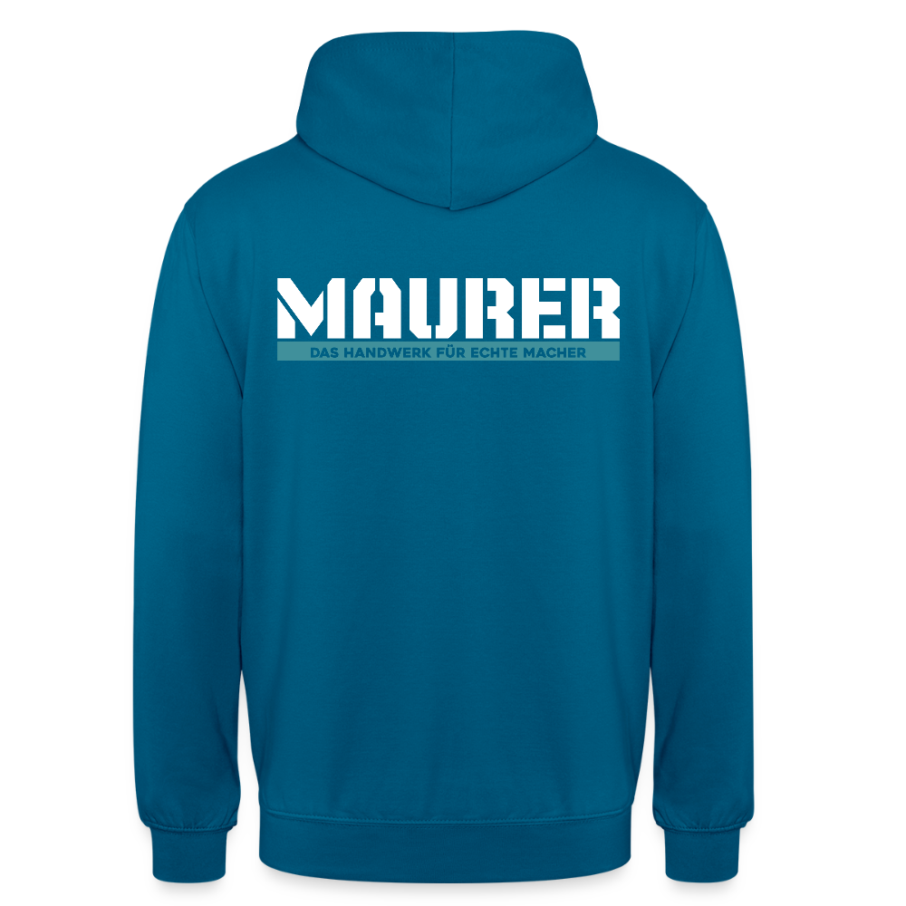 Unisex Hoodie HW-300 | MACHER "Maurer" Tiefseeblau Unisex Hoodie {{ color }}