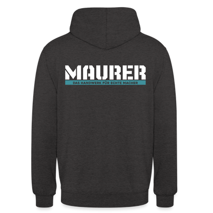 Unisex Hoodie HW-300 | MACHER "Maurer" Anthrazit Unisex Hoodie {{ color }}