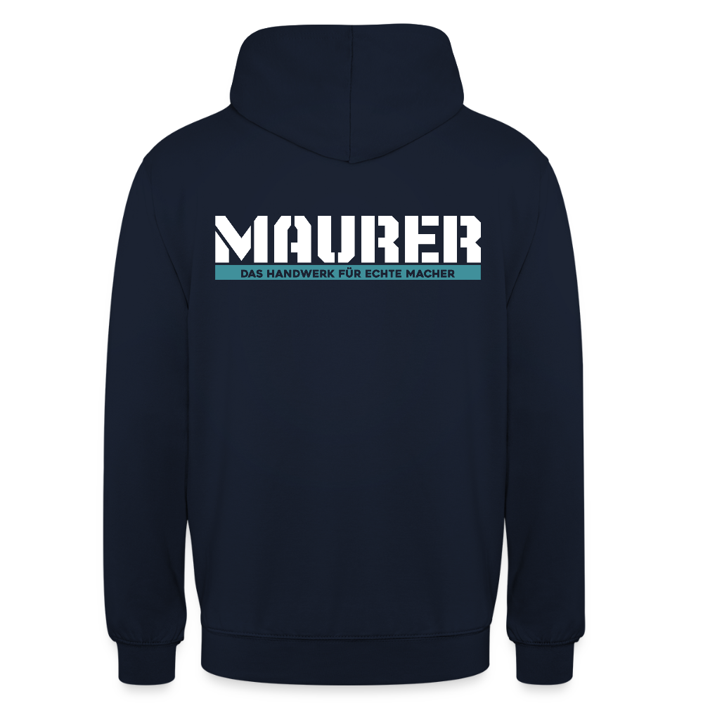 Unisex Hoodie HW-300 | MACHER "Maurer" Navy Unisex Hoodie {{ color }}