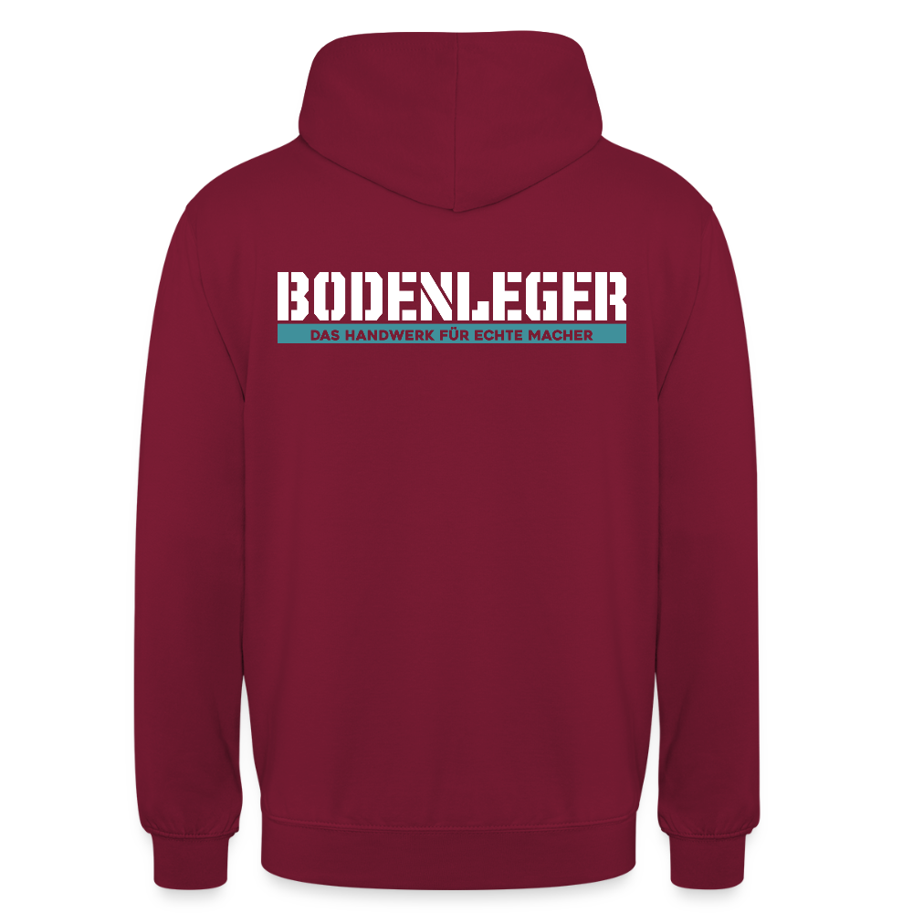 Unisex Hoodie HW-300 | MACHER "Bodenleger" Bordeaux Unisex Hoodie {{ color }}