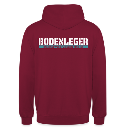 Unisex Hoodie HW-300 | MACHER "Bodenleger" Bordeaux Unisex Hoodie {{ color }}