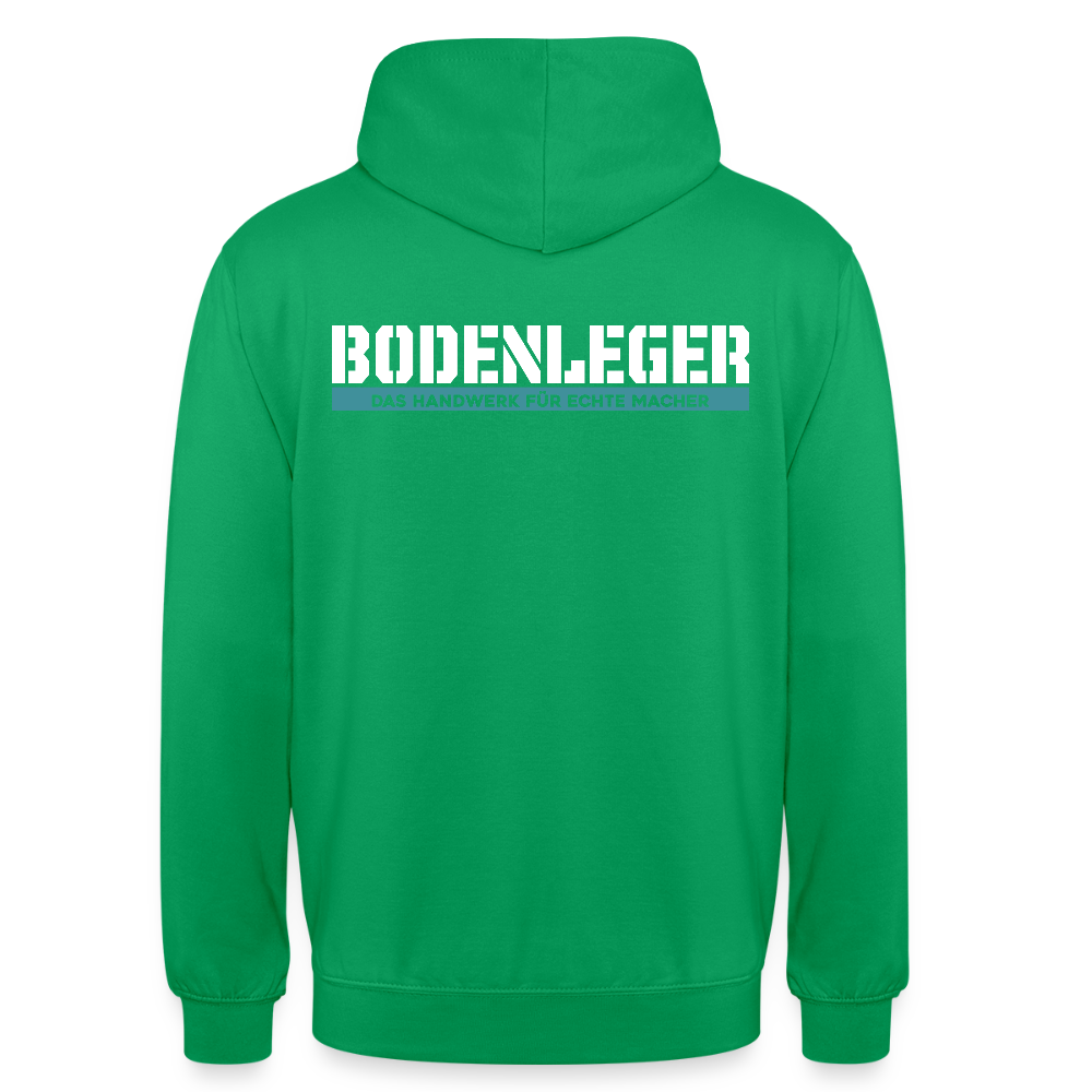 Unisex Hoodie HW-300 | MACHER "Bodenleger" Kelly Green Unisex Hoodie {{ color }}