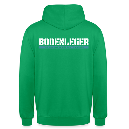 Unisex Hoodie HW-300 | MACHER "Bodenleger" Kelly Green Unisex Hoodie {{ color }}