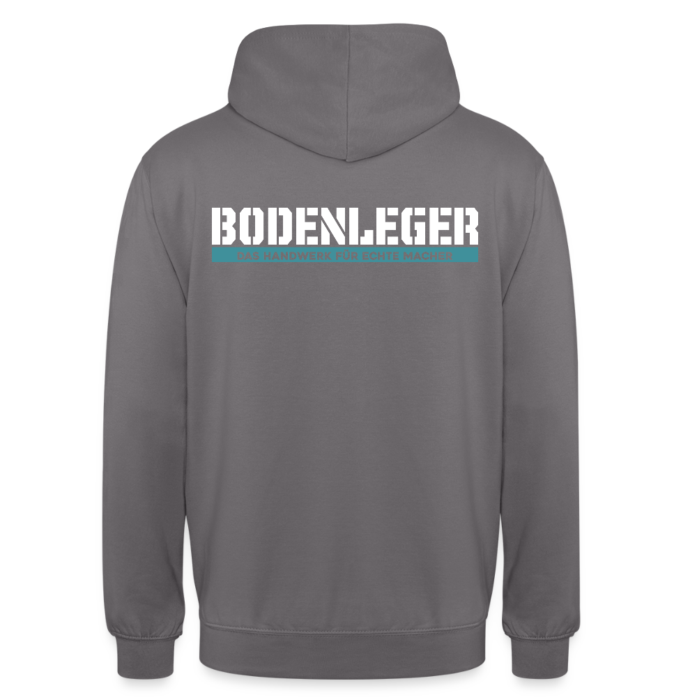 Unisex Hoodie HW-300 | MACHER "Bodenleger" Mittelgrau Unisex Hoodie {{ color }}