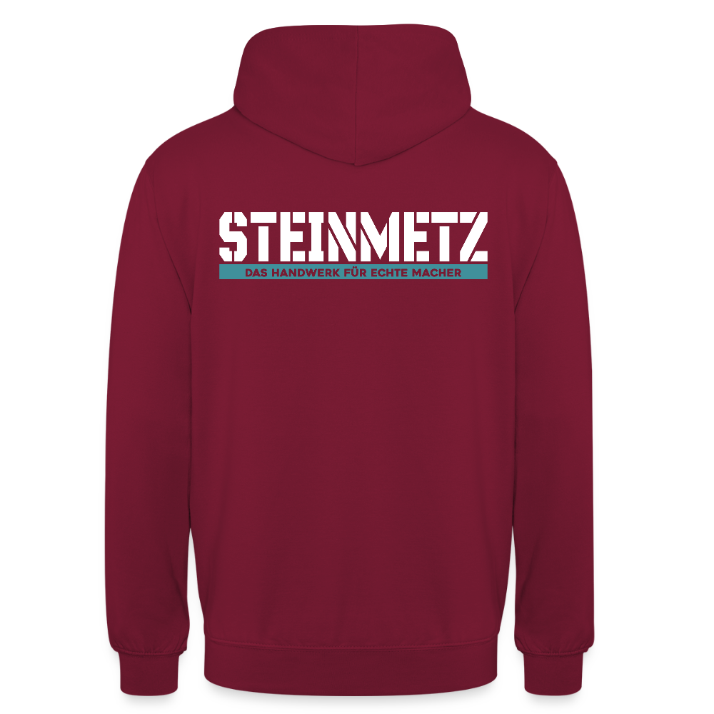 Unisex Hoodie HW-300 | MACHER "Steinmetz" Bordeaux Unisex Hoodie {{ color }}