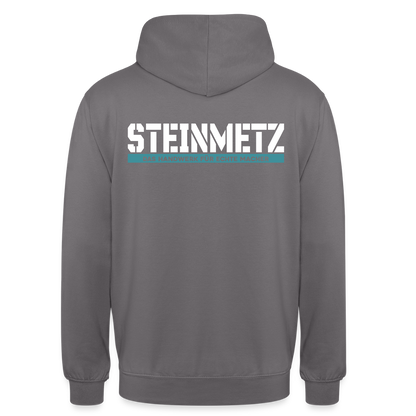 Unisex Hoodie HW-300 | MACHER "Steinmetz" Mittelgrau Unisex Hoodie {{ color }}