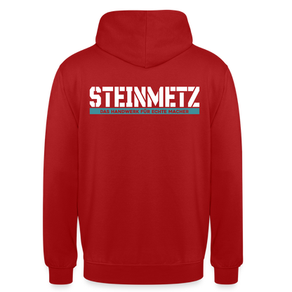 Unisex Hoodie HW-300 | MACHER "Steinmetz" Rot Unisex Hoodie {{ color }}