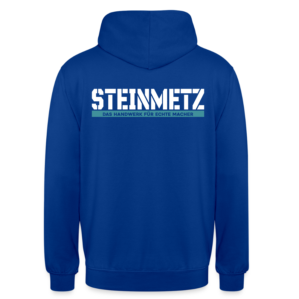 Unisex Hoodie HW-300 | MACHER "Steinmetz" Royalblau Unisex Hoodie {{ color }}