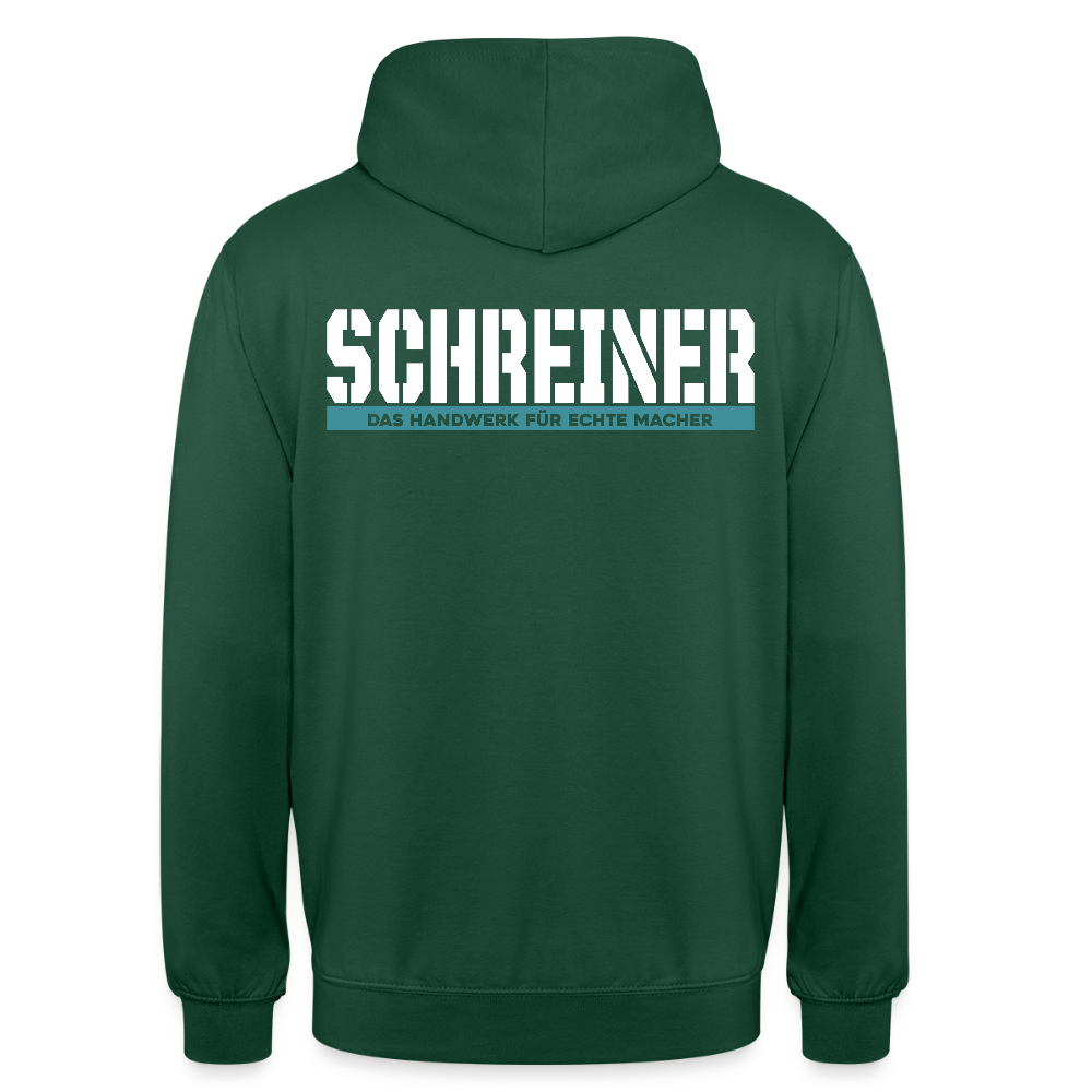 Unisex Hoodie HW-300 | MACHER "Schreiner" Flaschengrün Unisex Hoodie {{ color }}