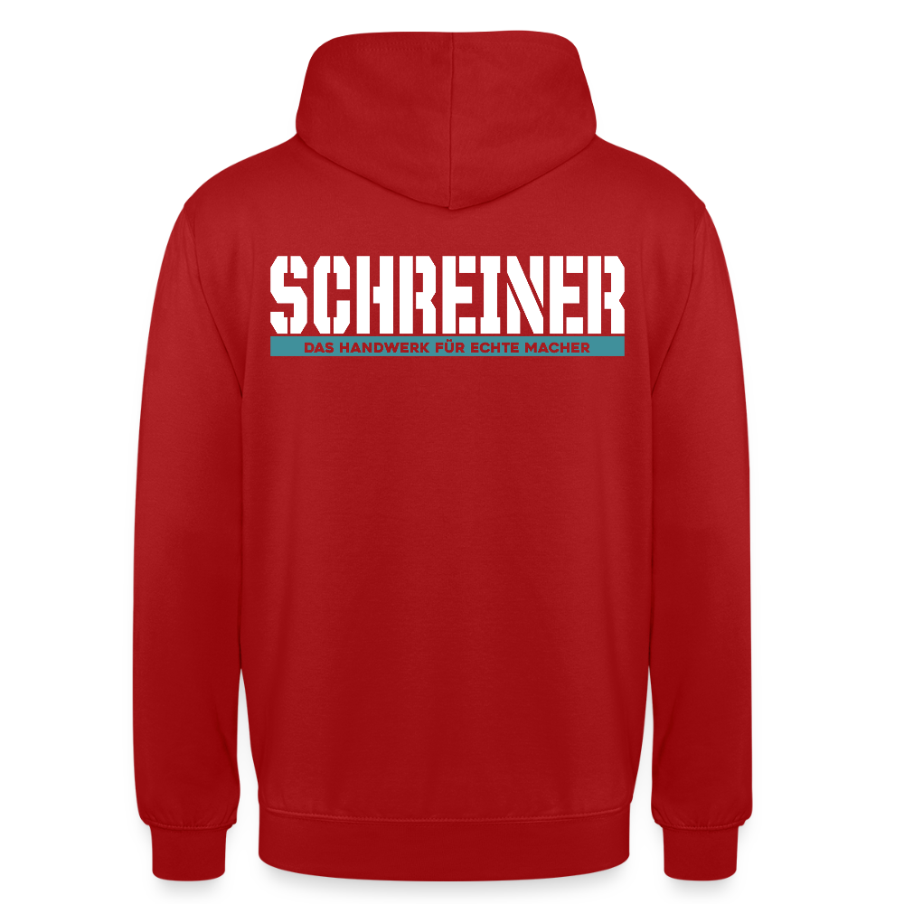 Unisex Hoodie HW-300 | MACHER "Schreiner" Rot Unisex Hoodie {{ color }}