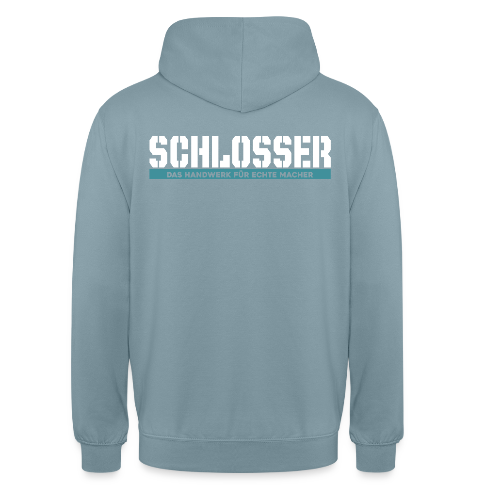 Unisex Hoodie HW-300 | MACHER "Schlosser" Nebelblau Unisex Hoodie {{ color }}