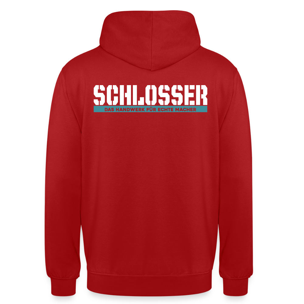 Unisex Hoodie HW-300 | MACHER "Schlosser" Rot Unisex Hoodie {{ color }}