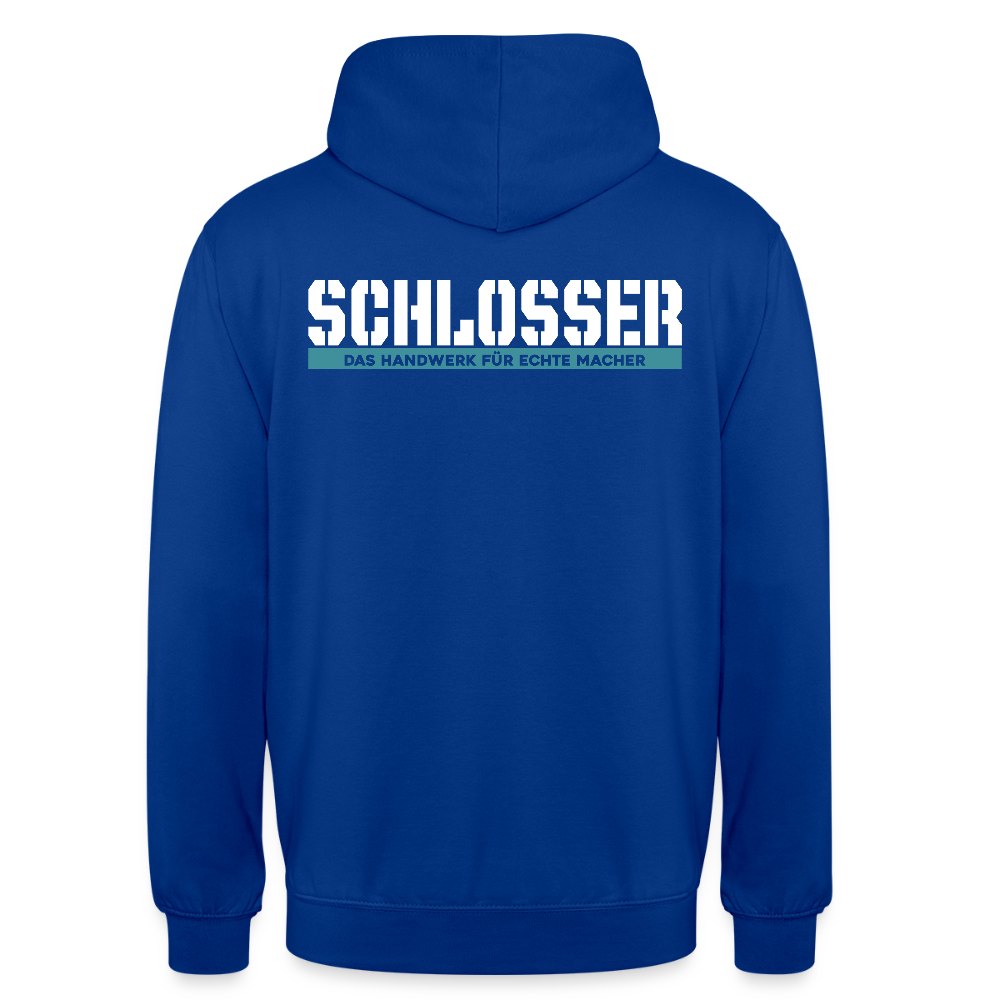 Unisex Hoodie HW-300 | MACHER "Schlosser" Royalblau Unisex Hoodie {{ color }}