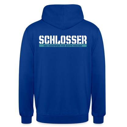 Unisex Hoodie HW-300 | MACHER "Schlosser" Royalblau Unisex Hoodie {{ color }}