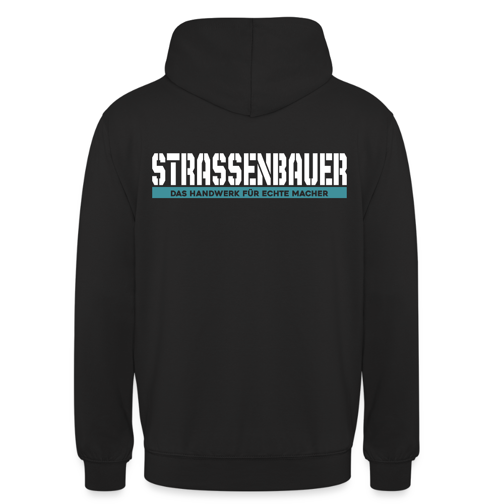 Unisex Hoodie HW-300 | MACHER "Strassenbauer" Schwarz Unisex Hoodie {{ color }}