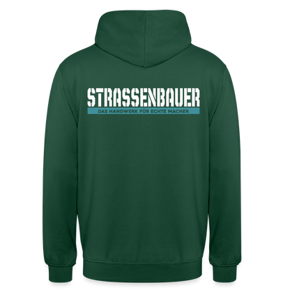 Unisex Hoodie HW-300 | MACHER "Strassenbauer" Flaschengrün Unisex Hoodie {{ color }}