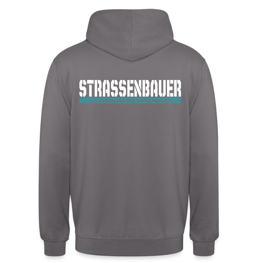 Unisex Hoodie HW-300 | MACHER "Strassenbauer" Mittelgrau Unisex Hoodie {{ color }}