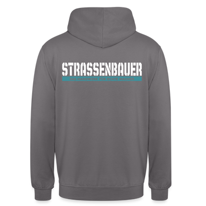 Unisex Hoodie HW-300 | MACHER "Strassenbauer" Mittelgrau Unisex Hoodie {{ color }}