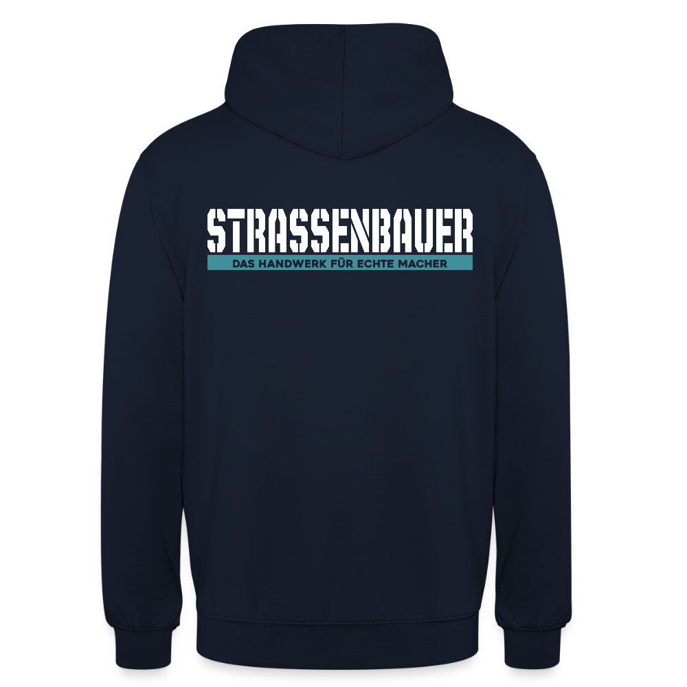 Unisex Hoodie HW-300 | MACHER "Strassenbauer" Navy Unisex Hoodie {{ color }}