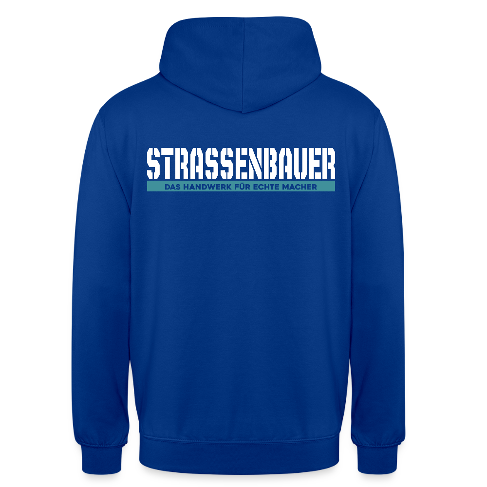Unisex Hoodie HW-300 | MACHER "Strassenbauer" Royalblau Unisex Hoodie {{ color }}