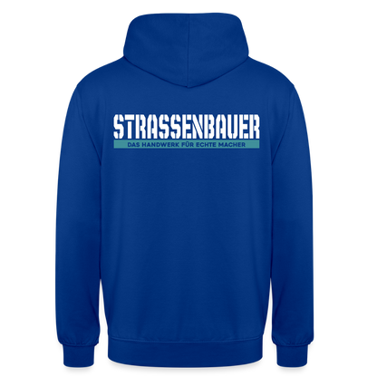 Unisex Hoodie HW-300 | MACHER "Strassenbauer" Royalblau Unisex Hoodie {{ color }}