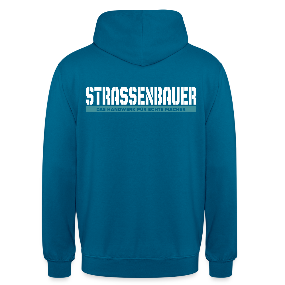 Unisex Hoodie HW-300 | MACHER "Strassenbauer" Tiefseeblau Unisex Hoodie {{ color }}