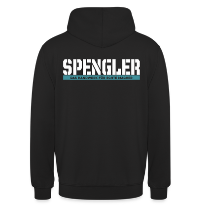 Unisex Hoodie HW-300 | MACHER "Spengler" Schwarz Unisex Hoodie {{ color }}