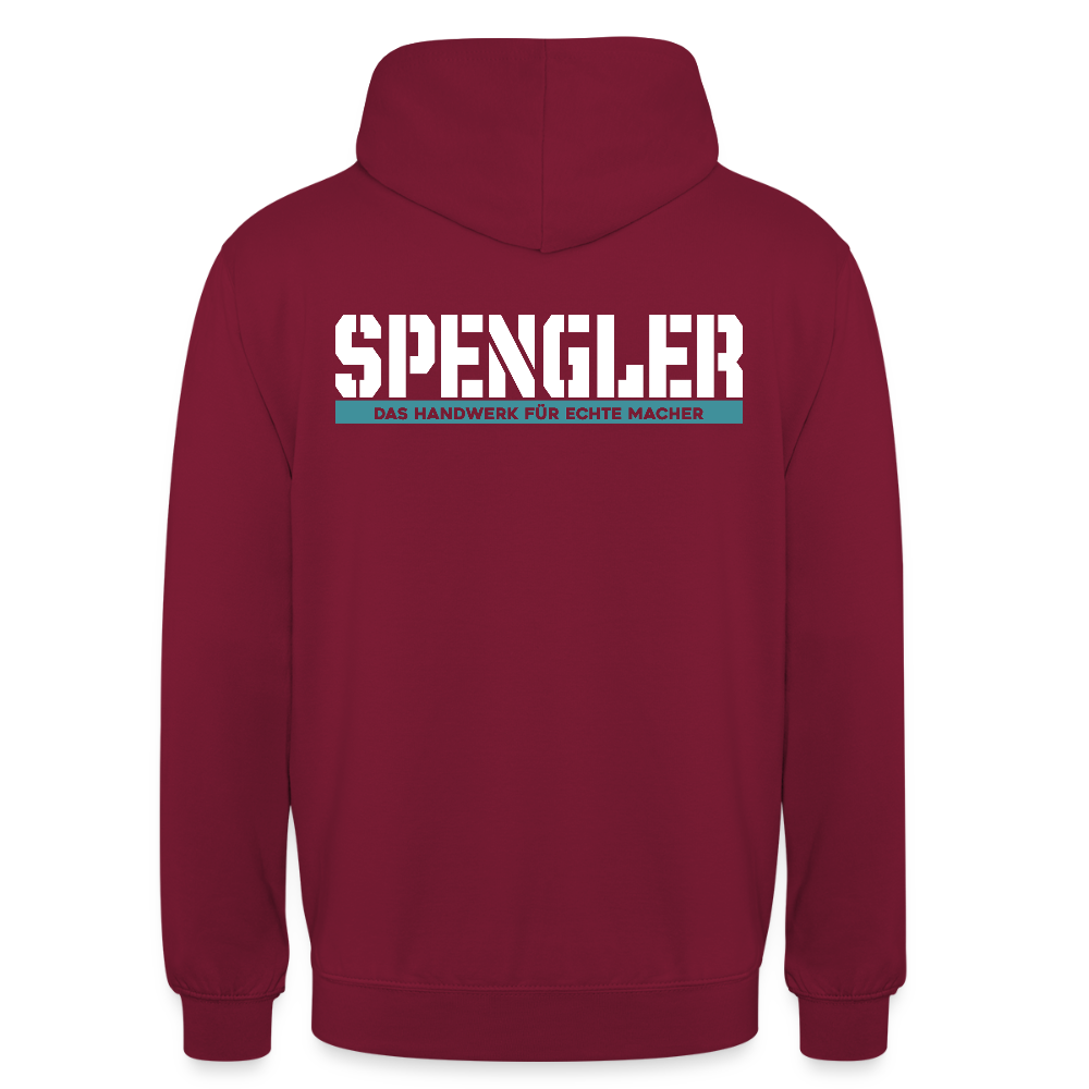 Unisex Hoodie HW-300 | MACHER "Spengler" Bordeaux Unisex Hoodie {{ color }}
