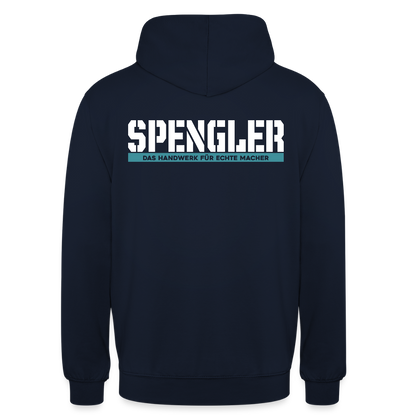 Unisex Hoodie HW-300 | MACHER "Spengler" Navy Unisex Hoodie {{ color }}