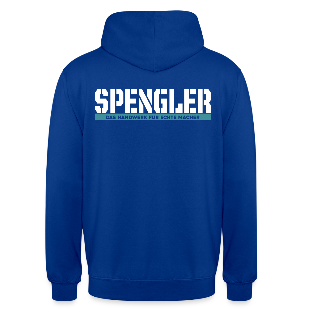 Unisex Hoodie HW-300 | MACHER "Spengler" Royalblau Unisex Hoodie {{ color }}