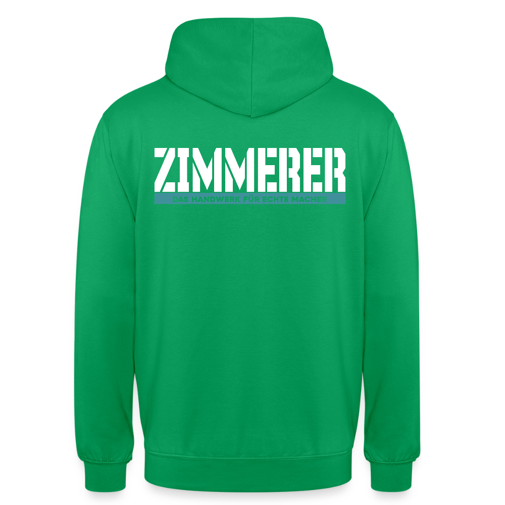 Unisex Hoodie HW-300 | MACHER "Zimmerer" Kelly Green Unisex Hoodie {{ color }}