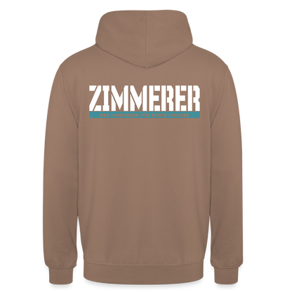 Unisex Hoodie HW-300 | MACHER "Zimmerer" Mokka Unisex Hoodie {{ color }}