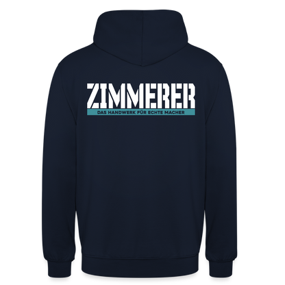 Unisex Hoodie HW-300 | MACHER "Zimmerer" Navy Unisex Hoodie {{ color }}