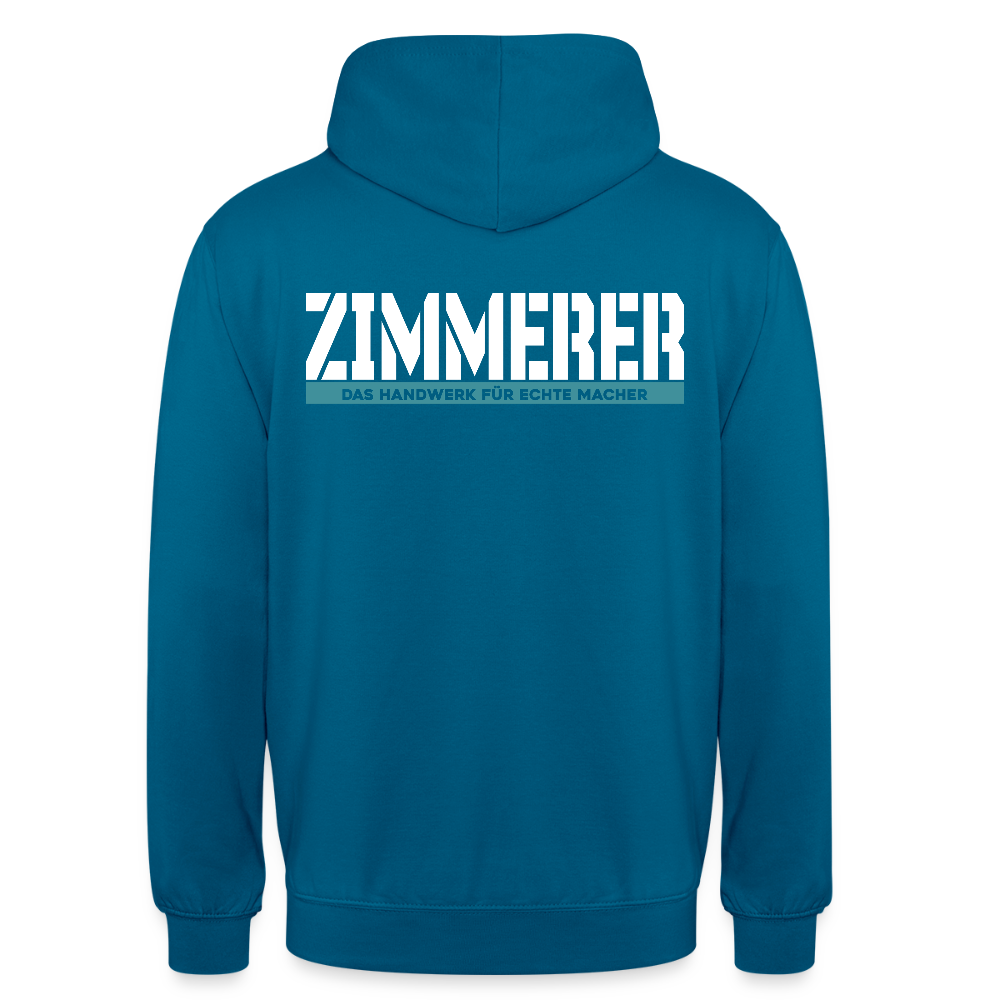 Unisex Hoodie HW-300 | MACHER "Zimmerer" Tiefseeblau Unisex Hoodie {{ color }}
