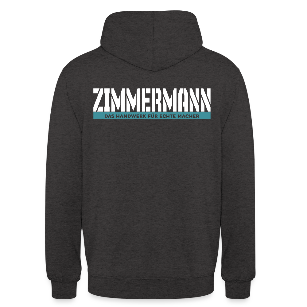 Unisex Hoodie HW-300 | MACHER "Zimmermann" Anthrazit Unisex Hoodie {{ color }}