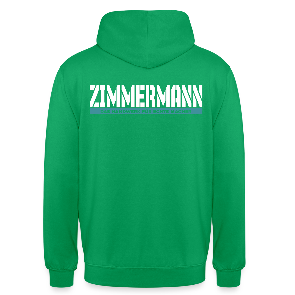 Unisex Hoodie HW-300 | MACHER "Zimmermann" Kelly Green Unisex Hoodie {{ color }}