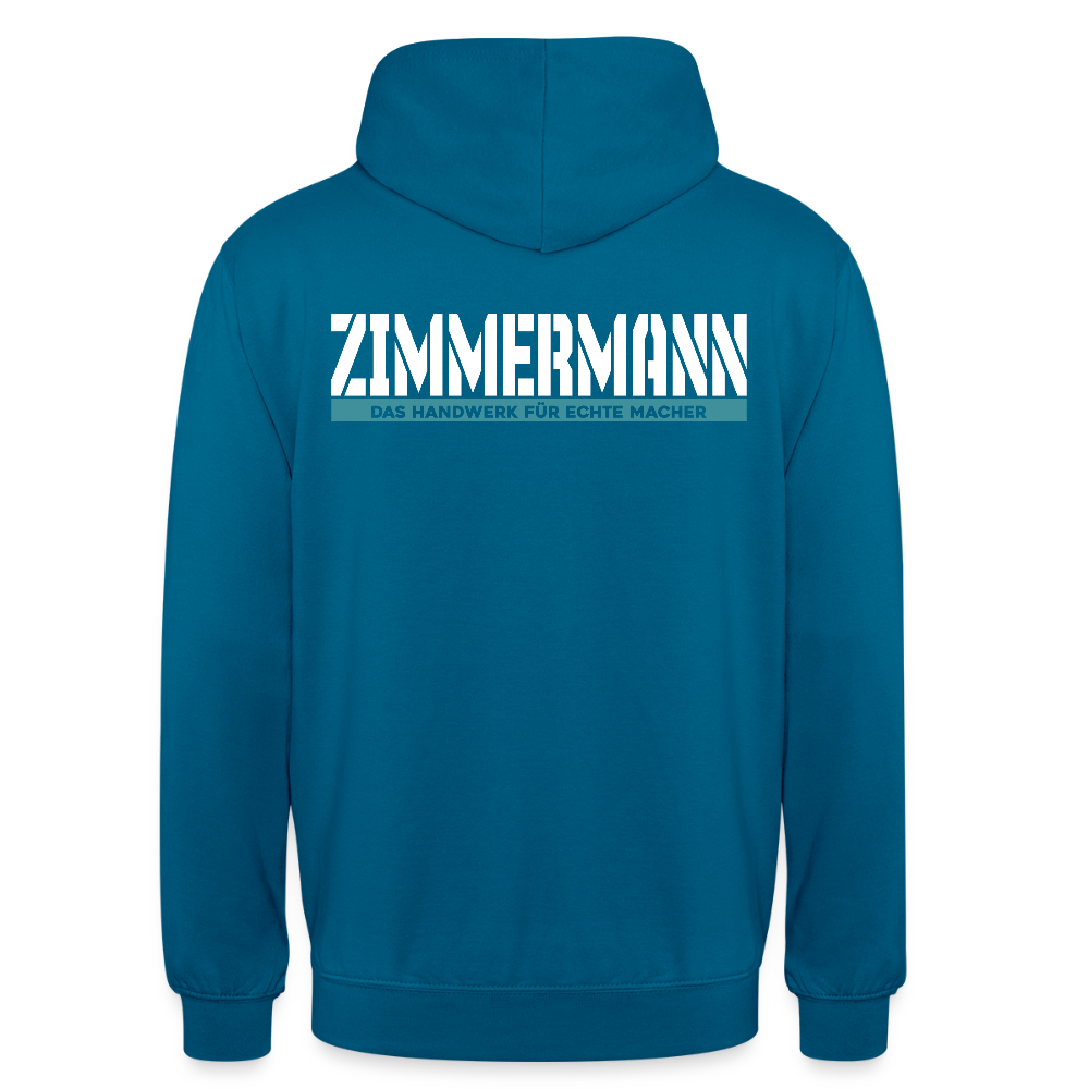 Unisex Hoodie HW-300 | MACHER "Zimmermann" Tiefseeblau Unisex Hoodie {{ color }}