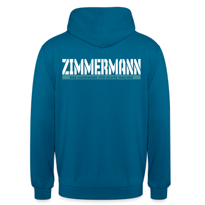 Unisex Hoodie HW-300 | MACHER "Zimmermann" Tiefseeblau Unisex Hoodie {{ color }}