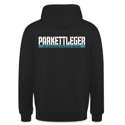 Unisex Hoodie HW-300 | MACHER "Parkettleger" Schwarz Unisex Hoodie {{ color }}