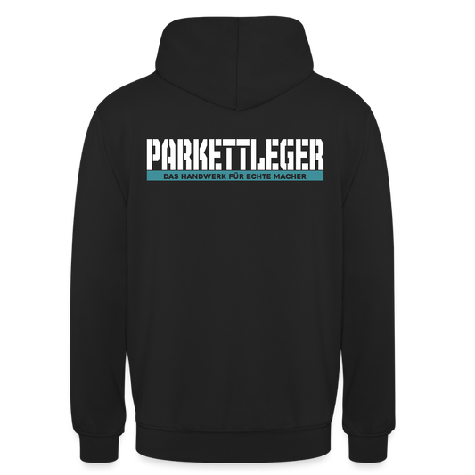 Unisex Hoodie HW-300 | MACHER "Parkettleger" Schwarz Unisex Hoodie {{ color }}