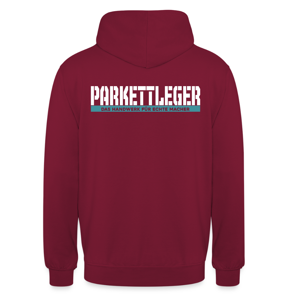 Unisex Hoodie HW-300 | MACHER "Parkettleger" Bordeaux Unisex Hoodie {{ color }}