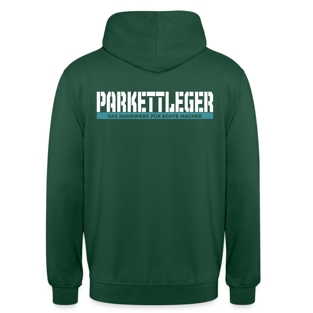 Unisex Hoodie HW-300 | MACHER "Parkettleger" Flaschengrün Unisex Hoodie {{ color }}