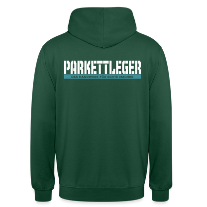Unisex Hoodie HW-300 | MACHER "Parkettleger" Flaschengrün Unisex Hoodie {{ color }}