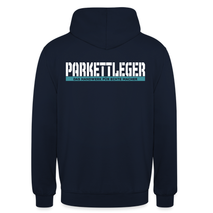 Unisex Hoodie HW-300 | MACHER "Parkettleger" Navy Unisex Hoodie {{ color }}