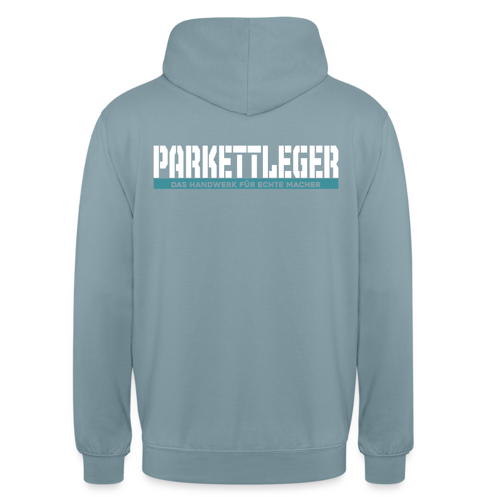 Unisex Hoodie HW-300 | MACHER "Parkettleger" Nebelblau Unisex Hoodie {{ color }}
