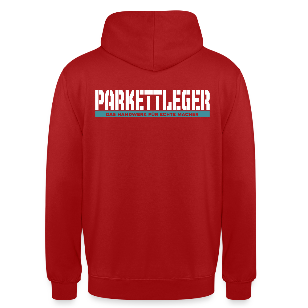 Unisex Hoodie HW-300 | MACHER "Parkettleger" Rot Unisex Hoodie {{ color }}