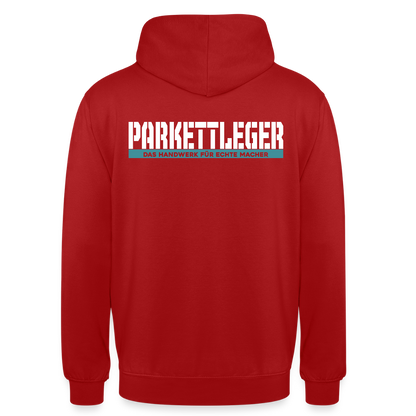 Unisex Hoodie HW-300 | MACHER "Parkettleger" Rot Unisex Hoodie {{ color }}